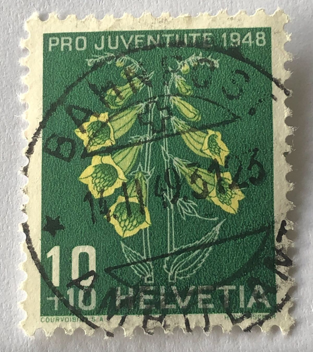 Tutti i francobolli: Nr.J 126 Fingerhut 1946 mit Stempel  – Usato da Aarau venduto da Billa007