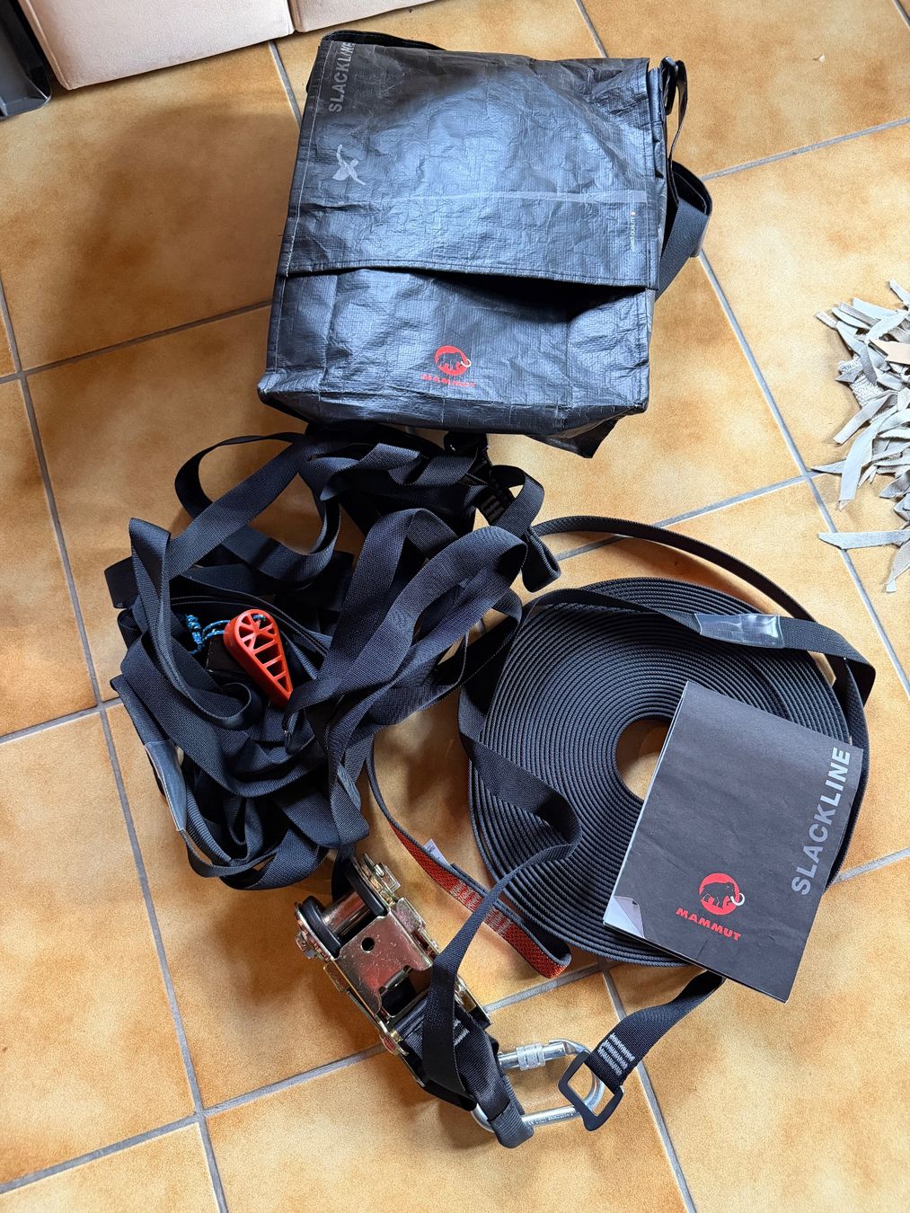 Slackline: Mammut Slackline Set - Orange 20m (NEW!) – Nuovo e nell'imballaggio originale da Sion venduto da Senggchuppa 4