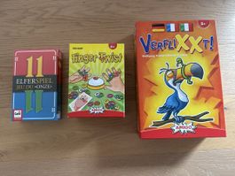 Spielesammlung 3 Spiele Verflixt Finger Twist Elferspiel