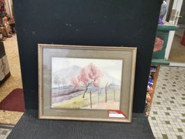 R. SCALA AQUARELLE SIGNÉE ET DATÉE AU DOS 1945