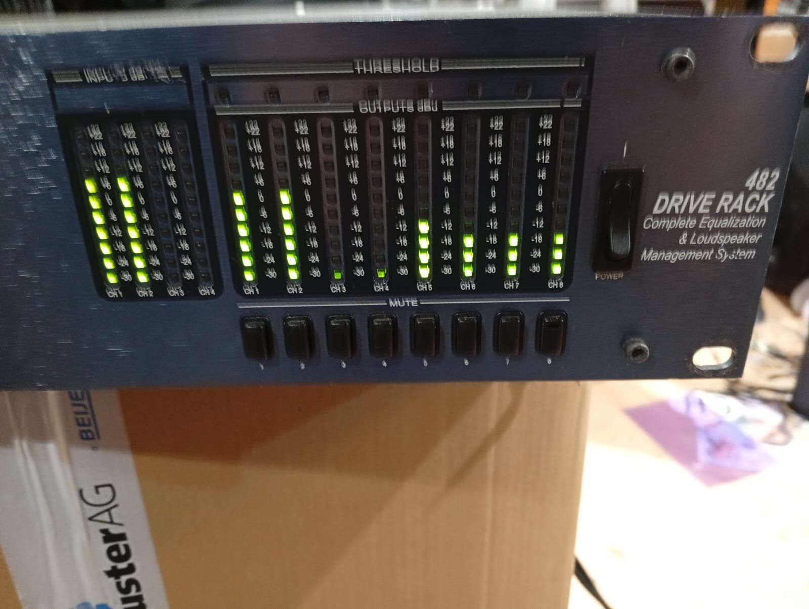 Dbx Equalizzatori: DBX Drive Rack 482- 4 Way Stereo Prozessor – Usato da Koppigen venduto da connect1 5