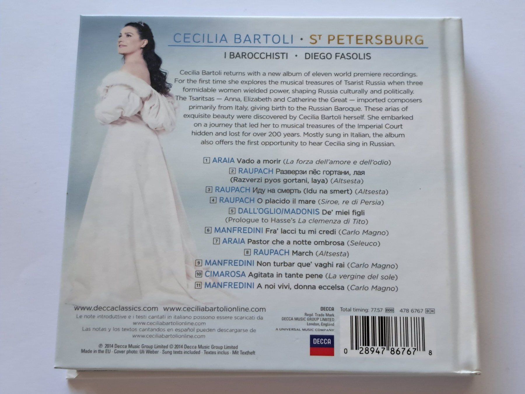 CD: Cd Cecilia Bartolli - St Petersburg  – Usato da Pully venduto da bro_n52j 1
