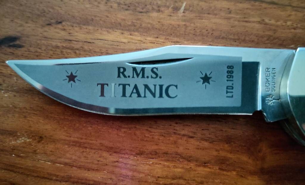 Accessori: Sammlermesser R.M.S. TITANIC, BÖKER – Usato da Urdorf venduto da BigChap 1