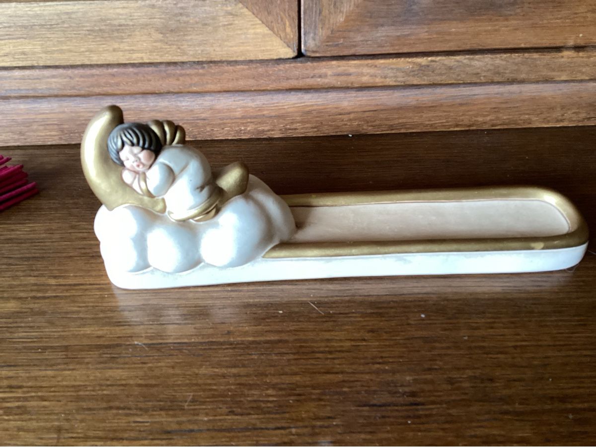 Candele: Räucherstäbchen Halter, Keramik Thun inkl.3 Set Stäbchen – Usato da Minusio venduto da scotch111 2
