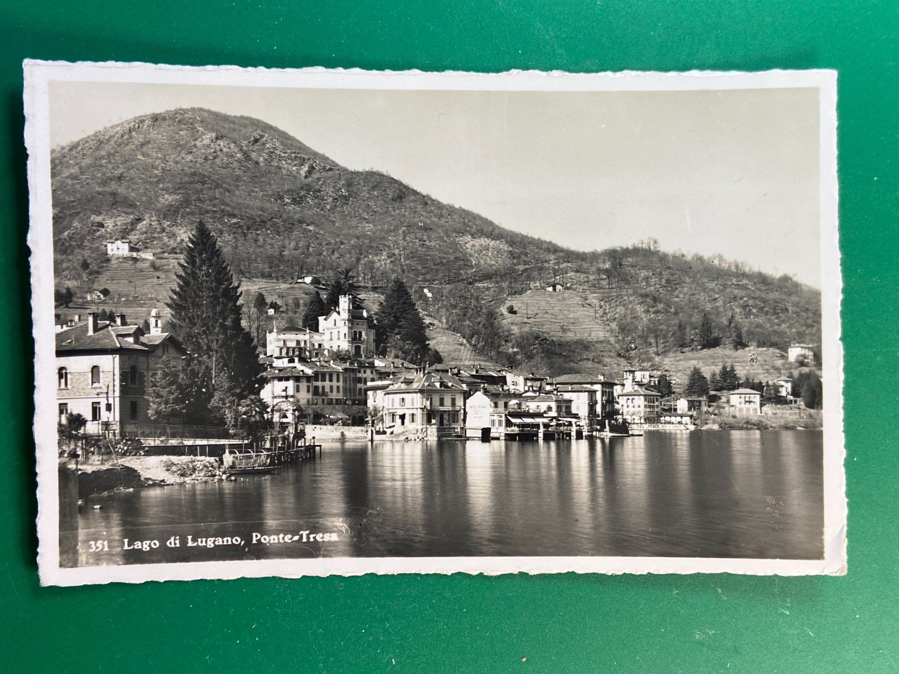 Ansichtskarten: Ponte-Tresa - Lago di Lugano – Gebraucht aus Steg VS von danwer74