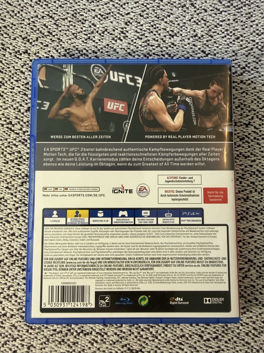 Giochi: Original PS4 Game: EA Sports UFC 3 – Usato da Rombach venduto da vir_2dsd 1