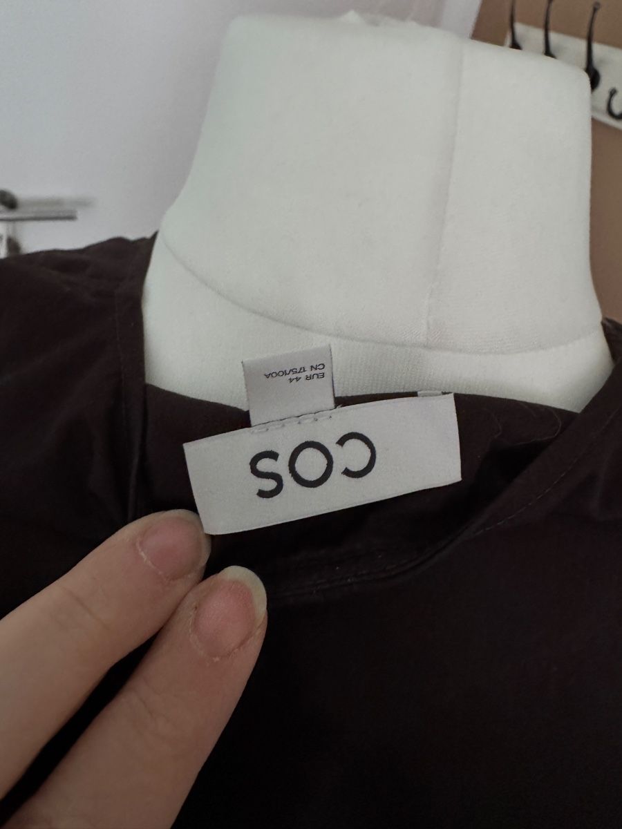 Cos Vestiti: Elegantes COS Kleid dunkelbraun – Nuovo (secondo la descrizione) da Muttenz venduto da einfach-schoen 3