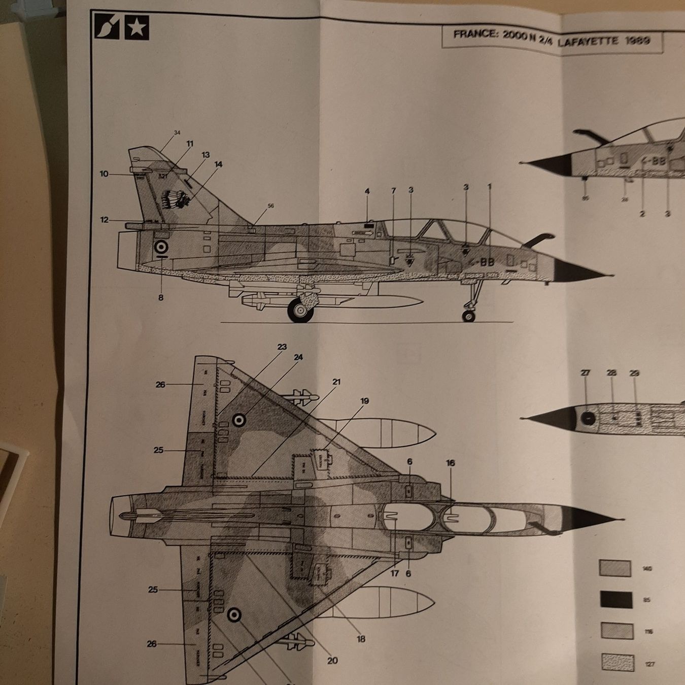 Heller Kit di modellismo & Modellini statici: 646 ... Dassault Mirage 2000 N ... Heller 80231 – Usato da Bonstetten venduto da Benibanny59 1