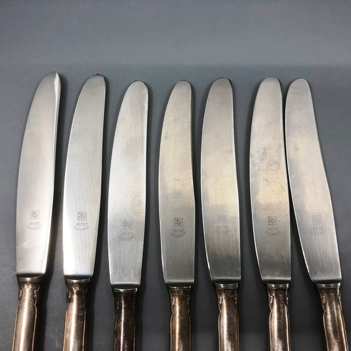 WMF Posate: 7+2 Vorspeisemesser versilbert WMF Modell 2700 – Usato da Basel venduto da Tiabeanie 3