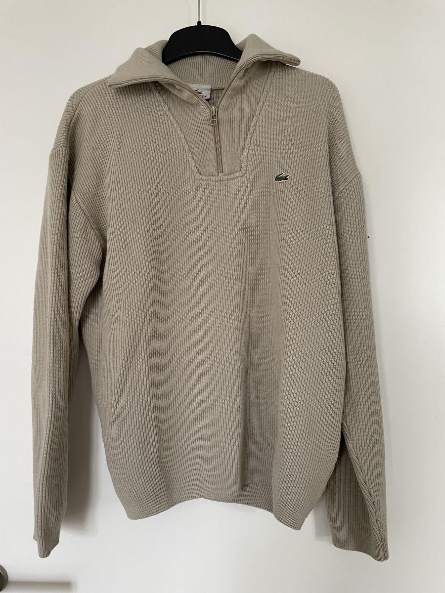 Lacoste Pullover & Sweatshirts: Lacoste Herrenpullover, beige Vintage 90er Winter – Gebraucht aus Jona von gr_3nad