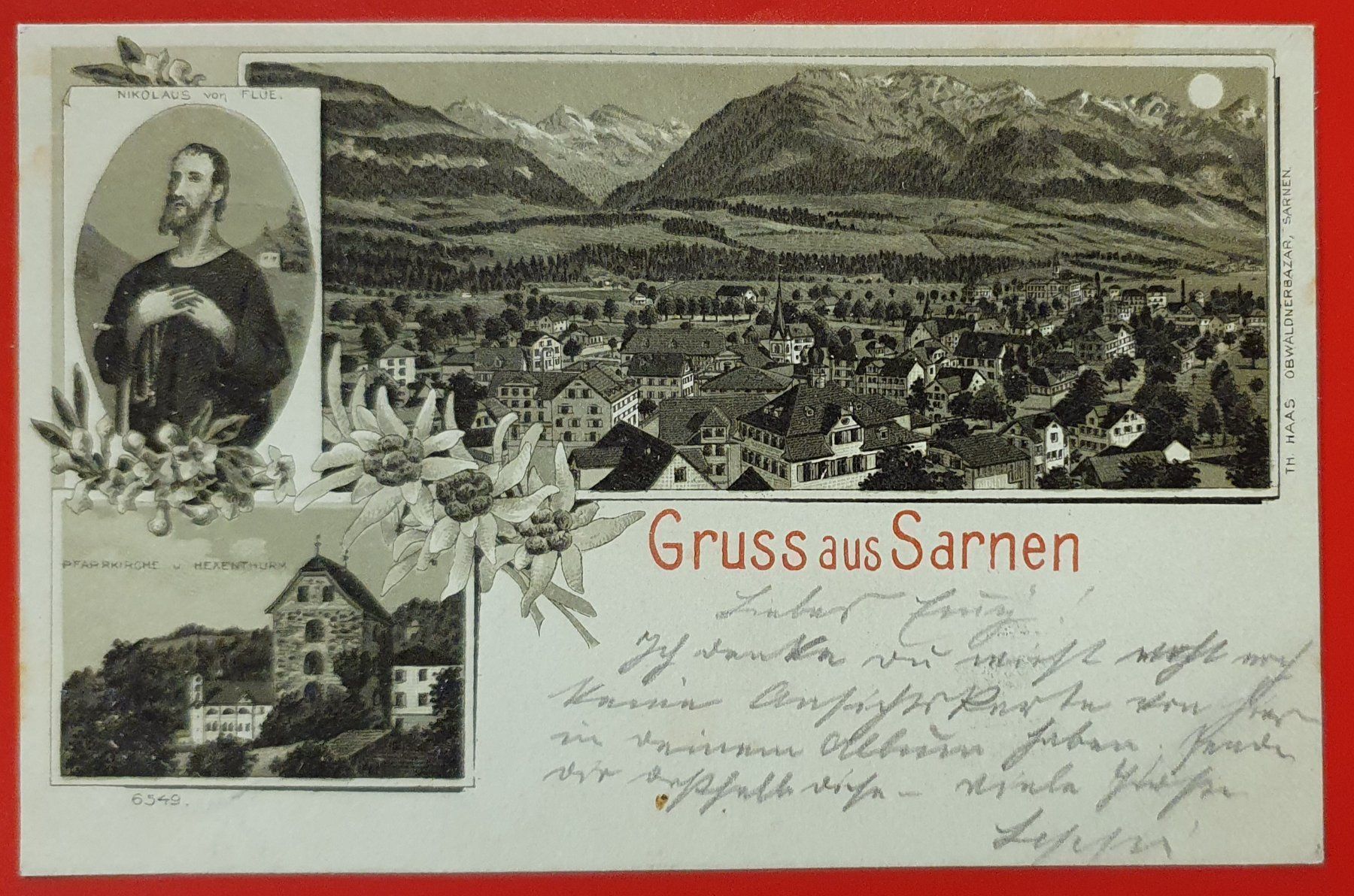 Cartoline postali: Gruss aus Sarnen 1899 – Usato da Kreuzlingen venduto da Rschweiz1