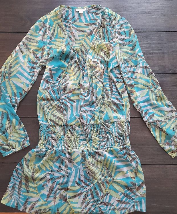 GURU SHOP Poncho, hippie, caftano, tunica, poncho oversize, stampa a