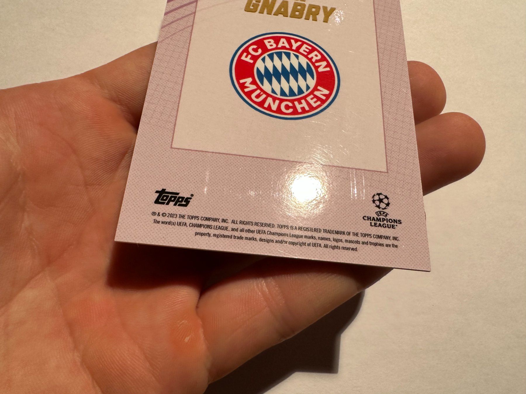 Panini Carte collezionabili: 2022 Topps UCL Serge Gnabry 01/25 – Usato da Hagendorn venduto da Pokecollectorch 5