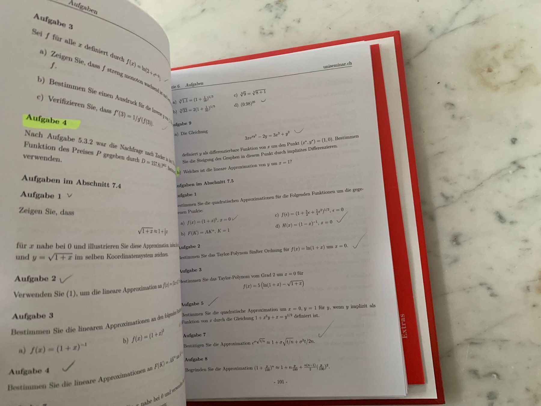 Classeurs: Uniseminar Ordner Mathematik I – D'occasion à Aarau par Noah148 4