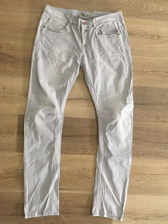 Vintage S Oliver Hose Cowboy Reiter BW grau 1 Knopf fehlt 40