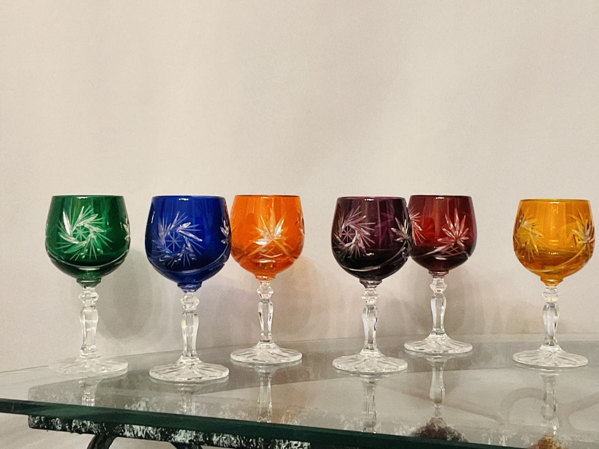 Gläser: VINTAGE BLEIKRISTALL RÖMER APERITIF GLÄSER – Gebraucht aus Boll von Laima1975 2