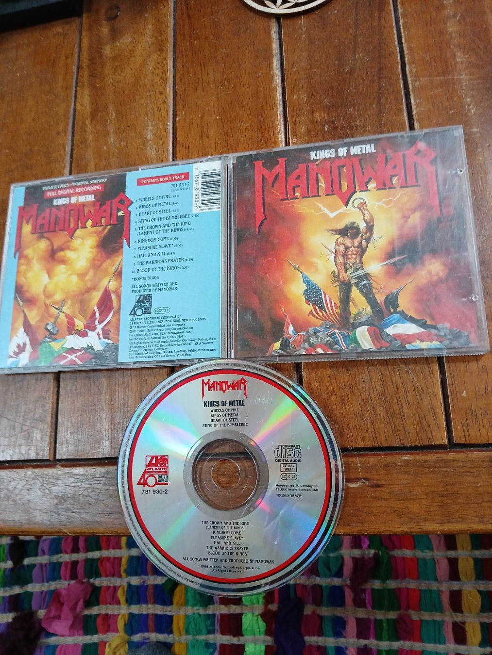 CD: manowar- kings... – Usato da St-Cergue venduto da VeganWarrior