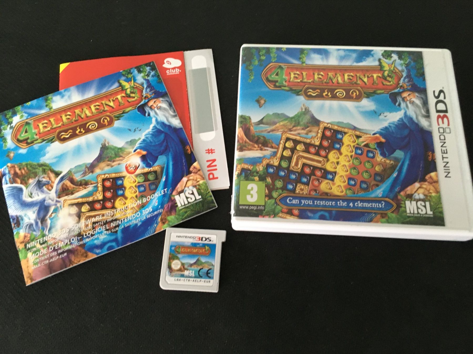 Nintendo Giochi: 4 elements für Nintendo 3ds – Usato da St.Gallen venduto da sjosjo