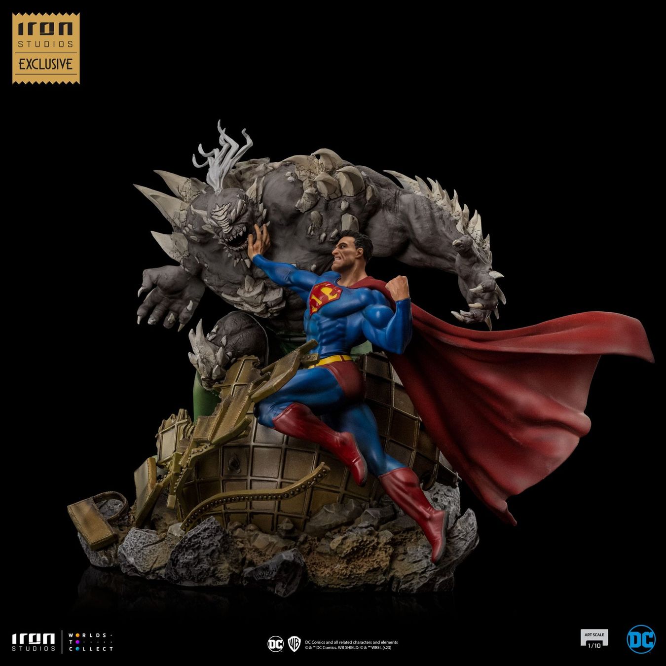 Figurines: DC Comics 1/10 Superman vs Doomsday heo EU Exclusive 30 cm – Neuf avec emballage d'origine à St-Imier par ATTAKSHOP 3