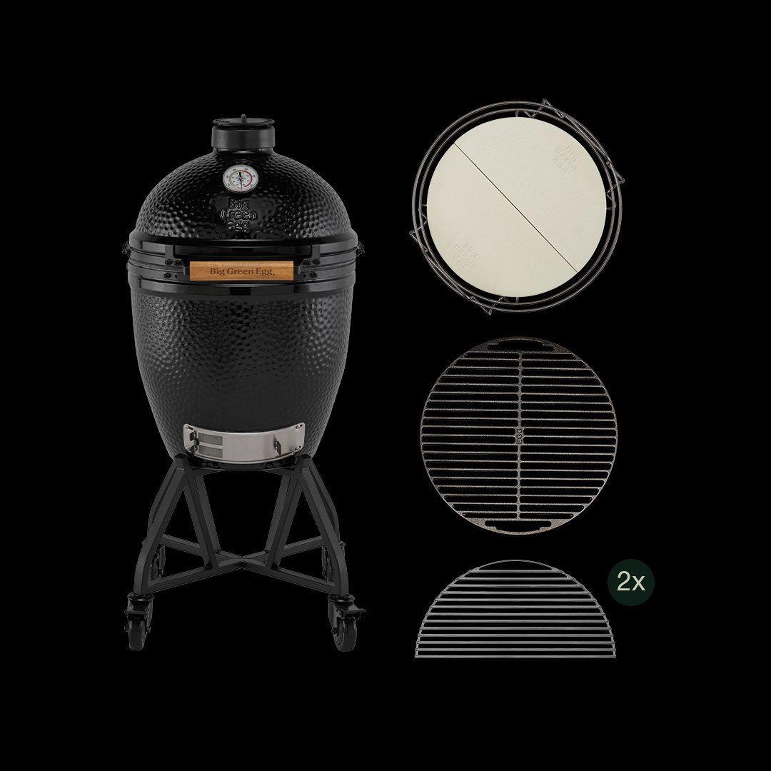 Big Green Egg Griglie: Big Green Egg - The Onyx Large (Master Set) – Nuovo (secondo la descrizione) da Solothurn venduto da Chuchilade 1