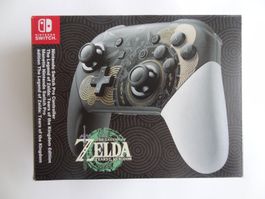 Switch Pro Controller Zelda Tears of the Kingdom Ed.