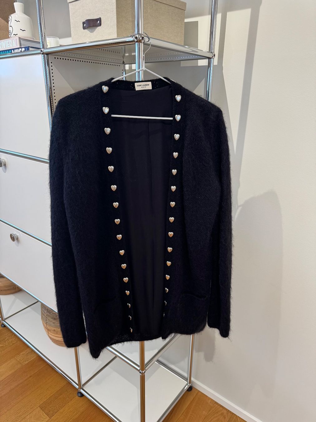 Saint Laurent Jacken: SAINT LAURENT CARDIGAN BLACK HEART – Neu (gemäss Beschreibung) aus Schwyz von bofb 1