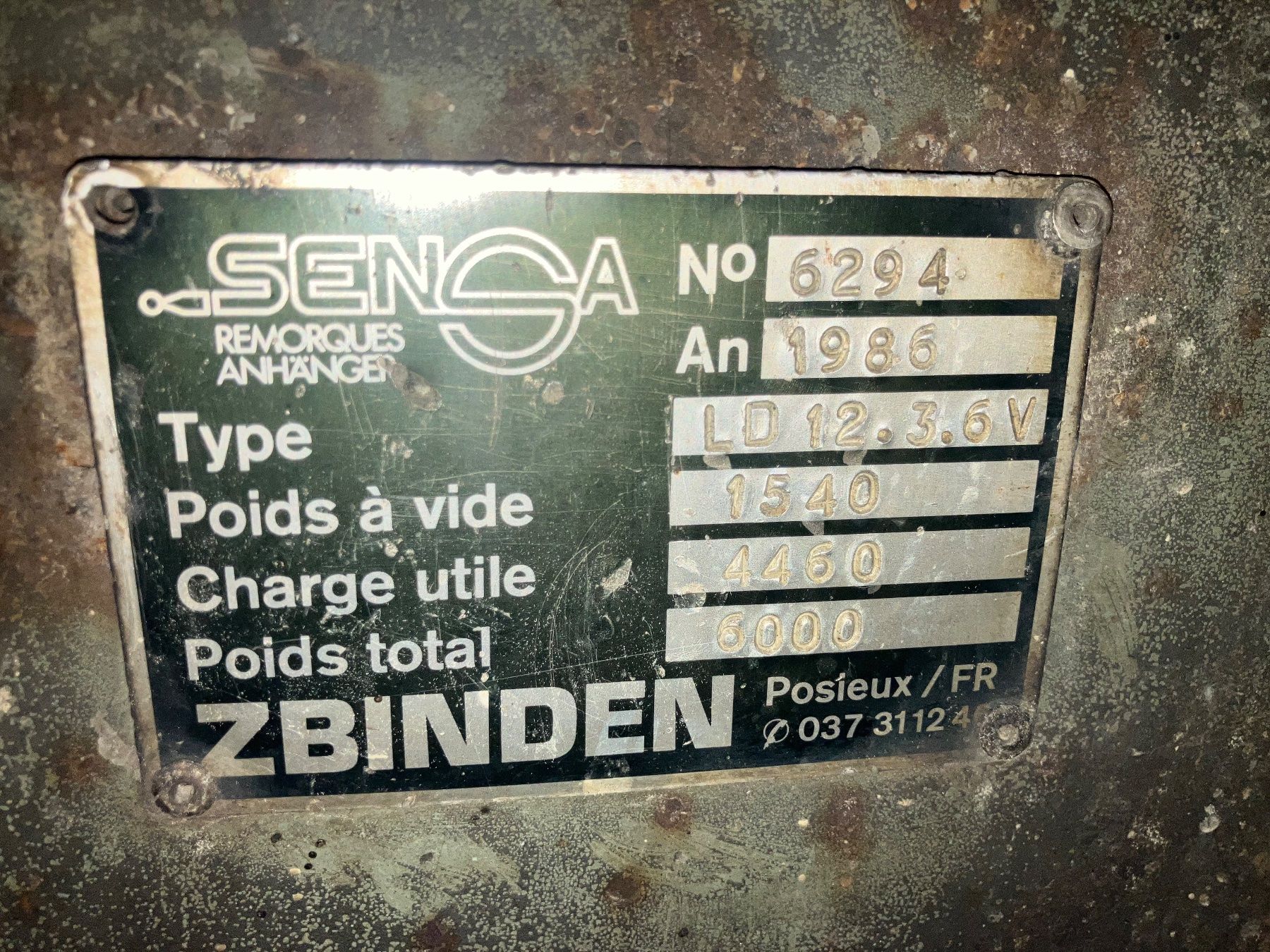 Autoribaltabili: Kipper Zbinden-Sensa Typ 6000BX – Usato da Dürrenroth venduto da simigxx 5