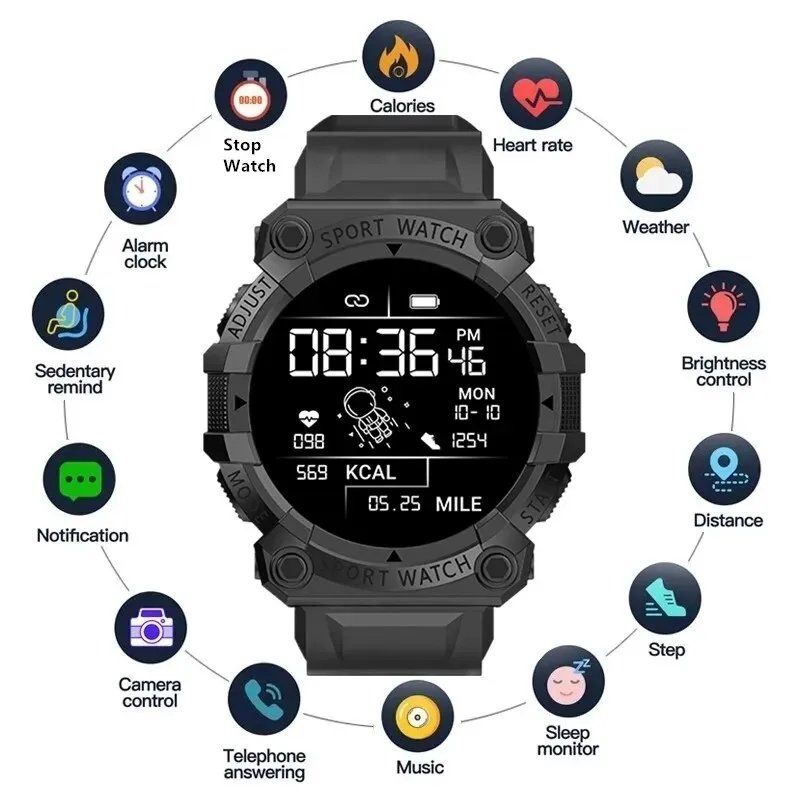 Smartwatch: Smart Sportwatch schwarz  NEU – Usato da Niederurnen venduto da Ghost.recon 3