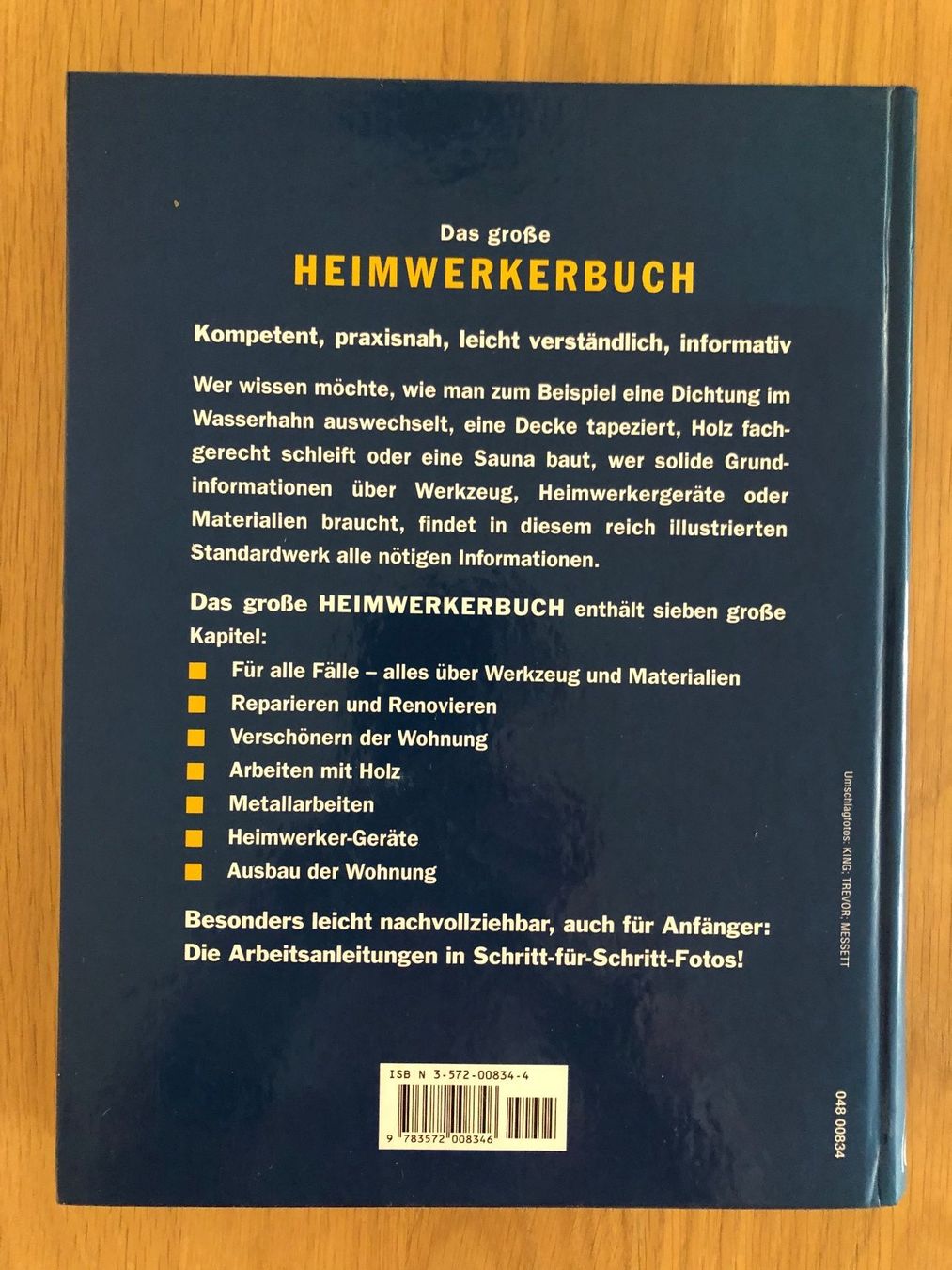 Libri: Das grosse Heimwerkerbuch – Nuovo (secondo la descrizione) da Neunkirch venduto da Kamuy 1