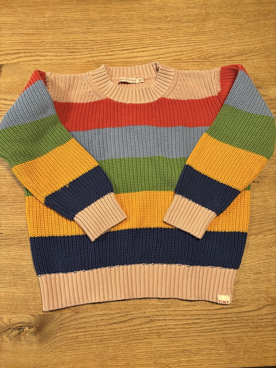 Tinycottons Maglioni & Felpe: Kinder Pullover Tinycottons gestreift Grösse 10 Jahre – Usato da Teufen AR venduto da Alex2380