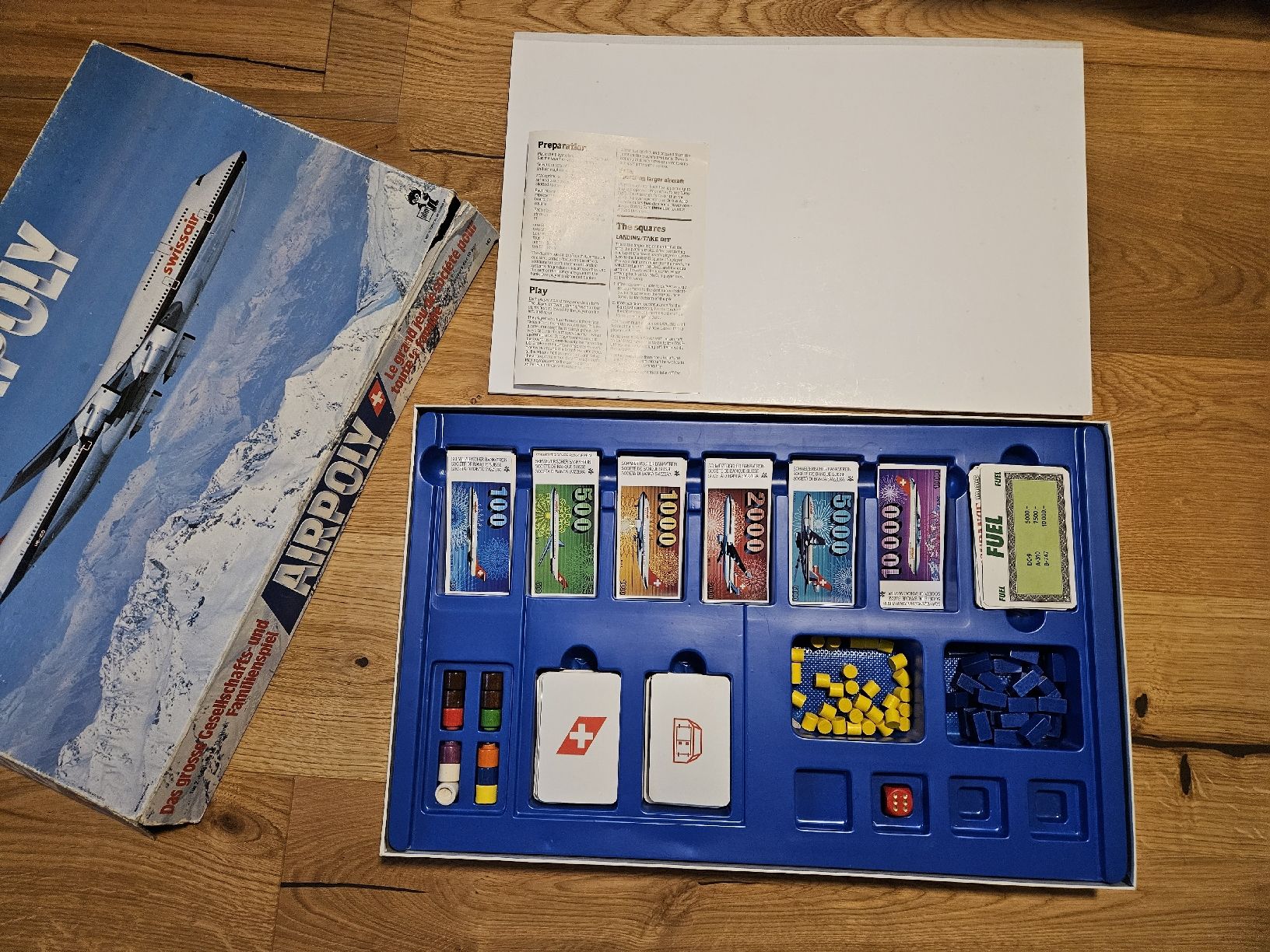 Jeux: AIRPOLY Brettspiel Swissair Fluggesellschaft  – D'occasion à Hauenstein par lanzii 1