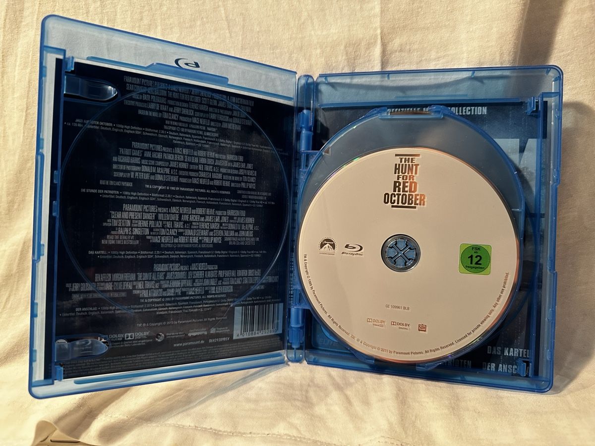 Tutti i DVDs: Jack Ryan Blu-ray Collection - 4 Filme – Usato da Zollikofen venduto da hekote 2