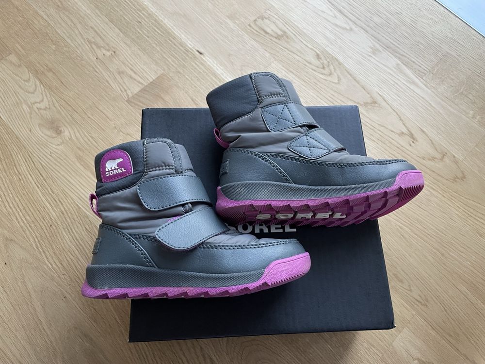 Sorel Scarpe per ragazzi: SOREL Winterstiefel Whitney mit Klett Gr 27 – Usato da Zürich venduto da sunnaschie 1