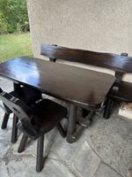 Garten Sitzgruppen Set Tisch Bank 2 Stühle