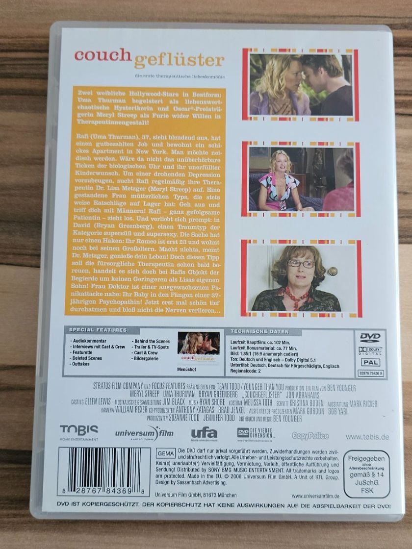 Tutti i DVDs: COUCH GEFLÜSTER/ DVD – Usato da Geuensee venduto da jes_9xyk 1