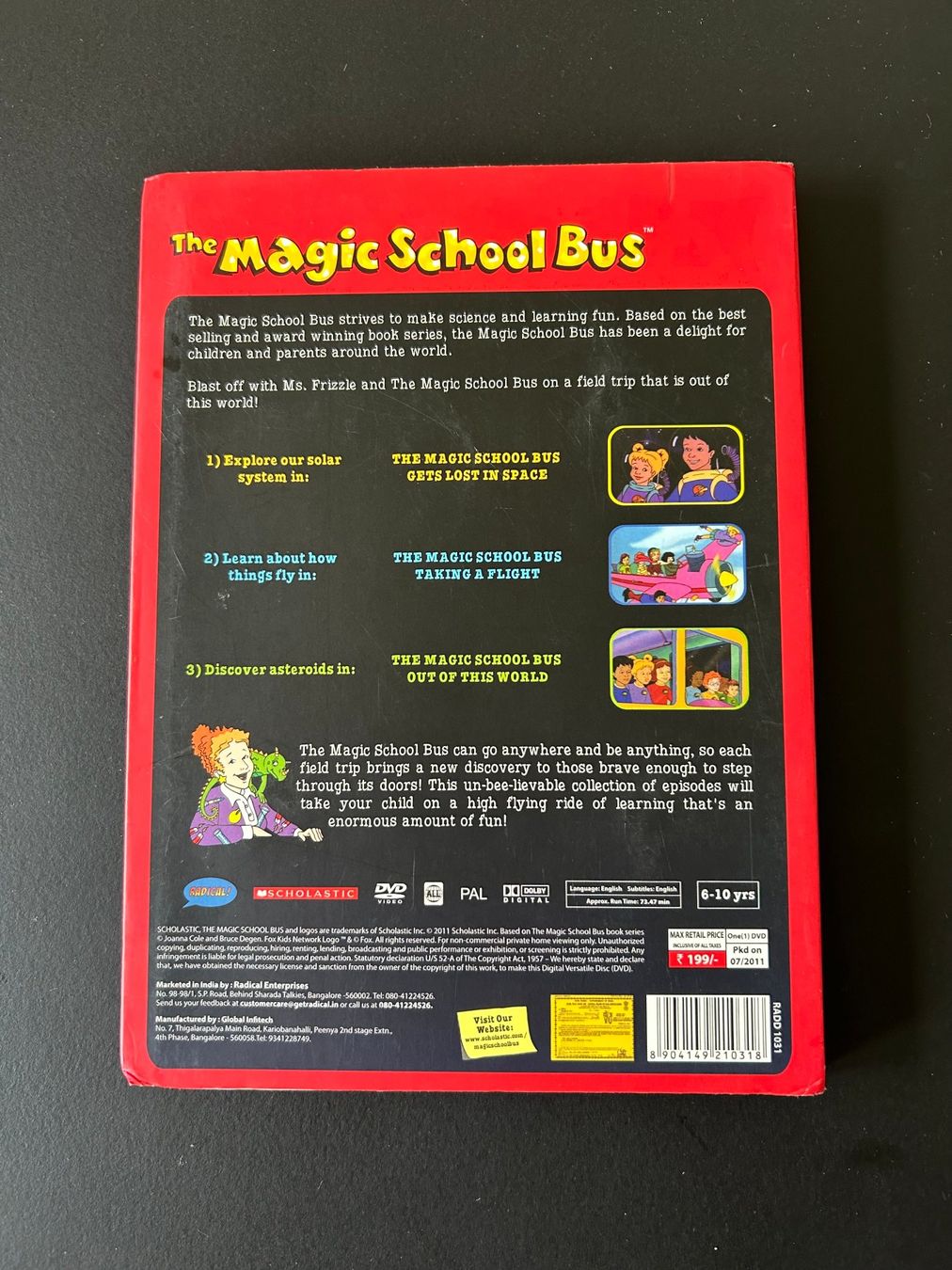 Tutti i DVDs: [DVD] The Magic School Bus / Space Rocks! – Usato da Dietlikon venduto da Mankai 1