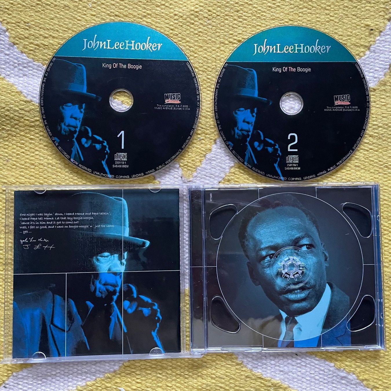 CDs: JOHN LEE HOOKER-2CD KING OF THE BOOGIE – Gebraucht aus Rorschacherberg von  1