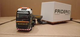 HERPA. VOLVO FH 5 8X4.TRANSPORT FRIDERICI.  1:87. CH.