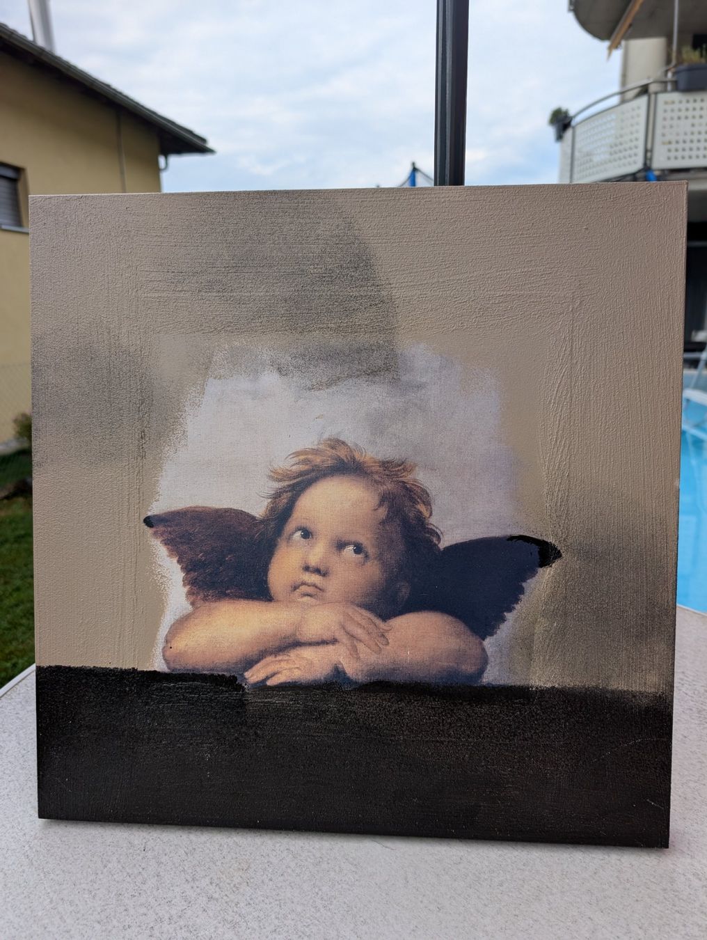 Tutte le decorazioni: Engel Bild aus Holz – Usato da Cugnasco venduto da tizianaq
