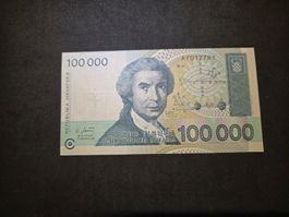 100'000 Dinar - Kroatien - 1993