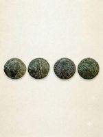 Duo Bronzes Romains IVe s. - Follis Galère & Constance II