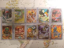 Pokemon Sammelkarte 10 Stk. verschiedene guter Zustand