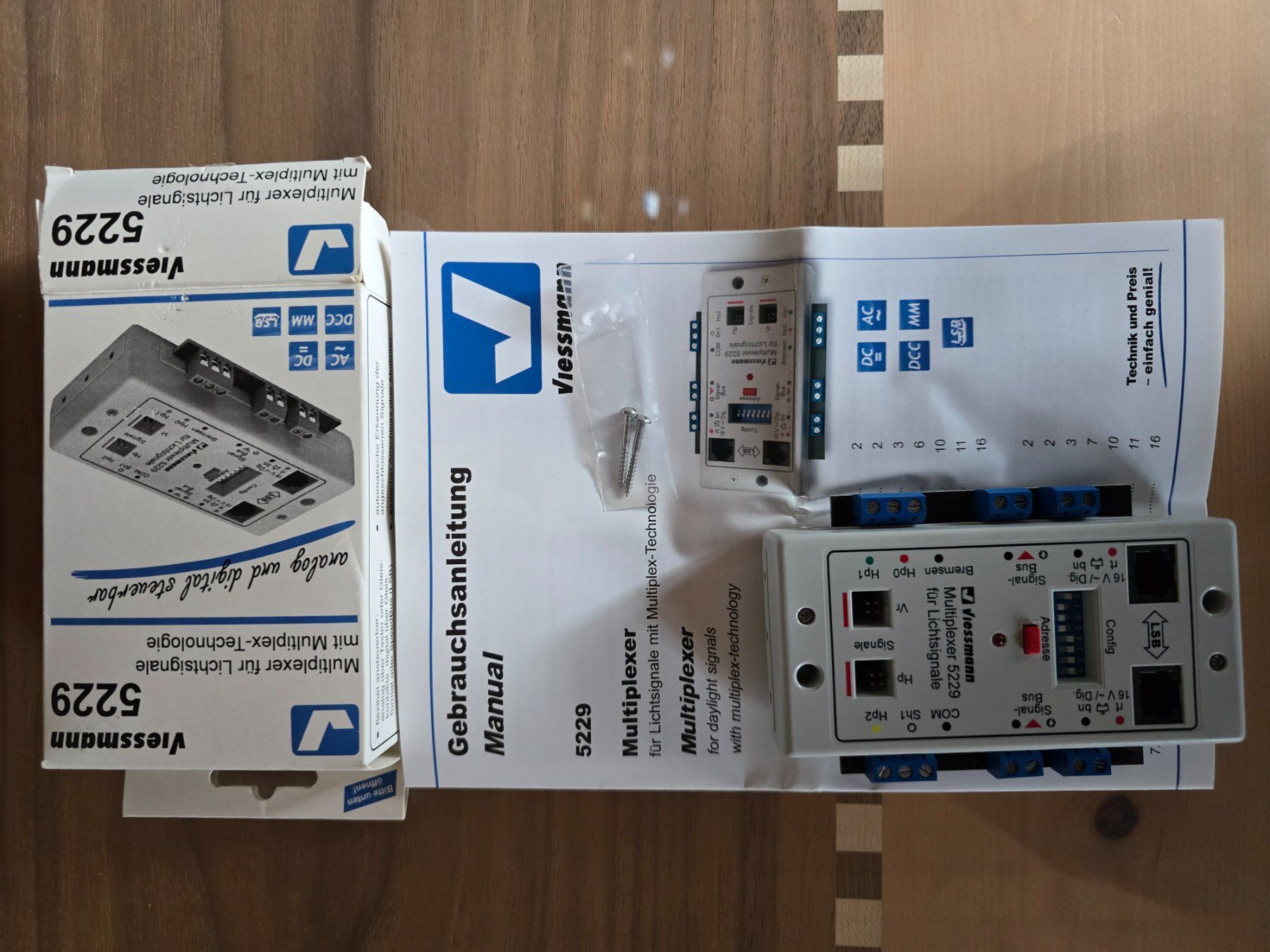 Viessmann Modellini di ferrovie: Viessmann Multiplexer für Lichtsignale – Nuovo (secondo la descrizione) da Altendorf venduto da guggisbergerseppl