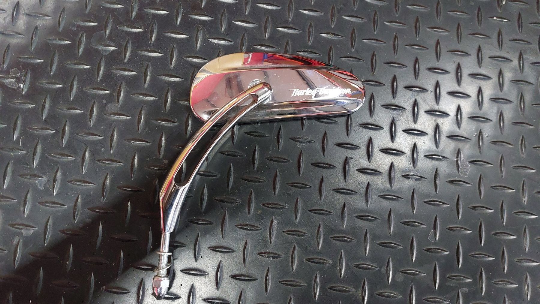 Tamburi & Mulinelli: Harley Davidson Rückspiegel links – Nuovo (secondo la descrizione) da Orpund venduto da Regenbogen19 2