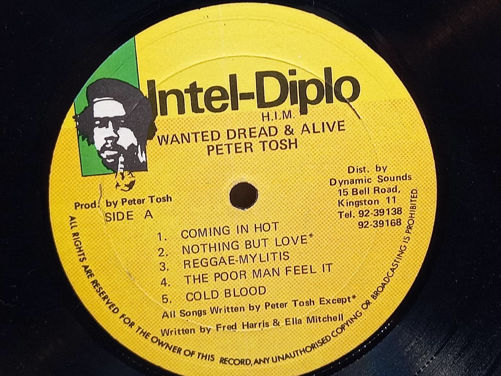 Schallplatten: Peter Tosh Wanted Dread & Alive LP 1981  – Gebraucht aus basel von markusb07 5