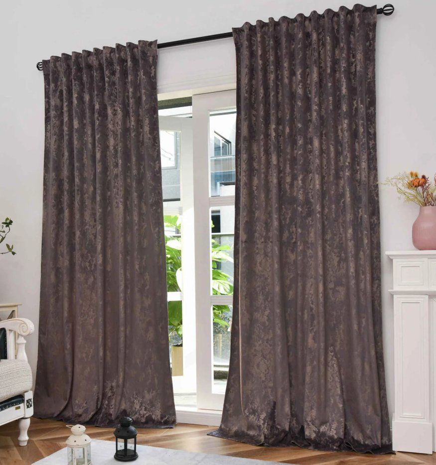 Tende: Vorhänge Samt Damast 2er-Set BxH 140x245cm – Nuovo e nell'imballaggio originale da Adlikon b.Regensdorf venduto da MK-VORHANGSERVICE