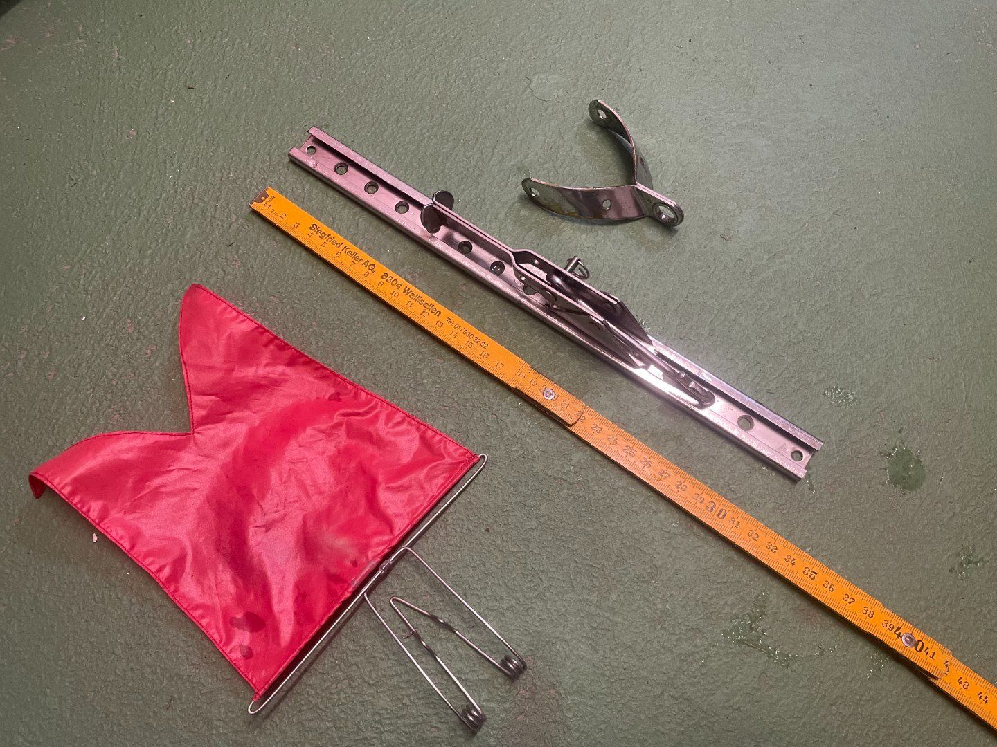 Boote: für Jolle, Grosssegelfall - Spanner  -  Protest Flagge – Gebraucht aus Richterswil von Blue210 1