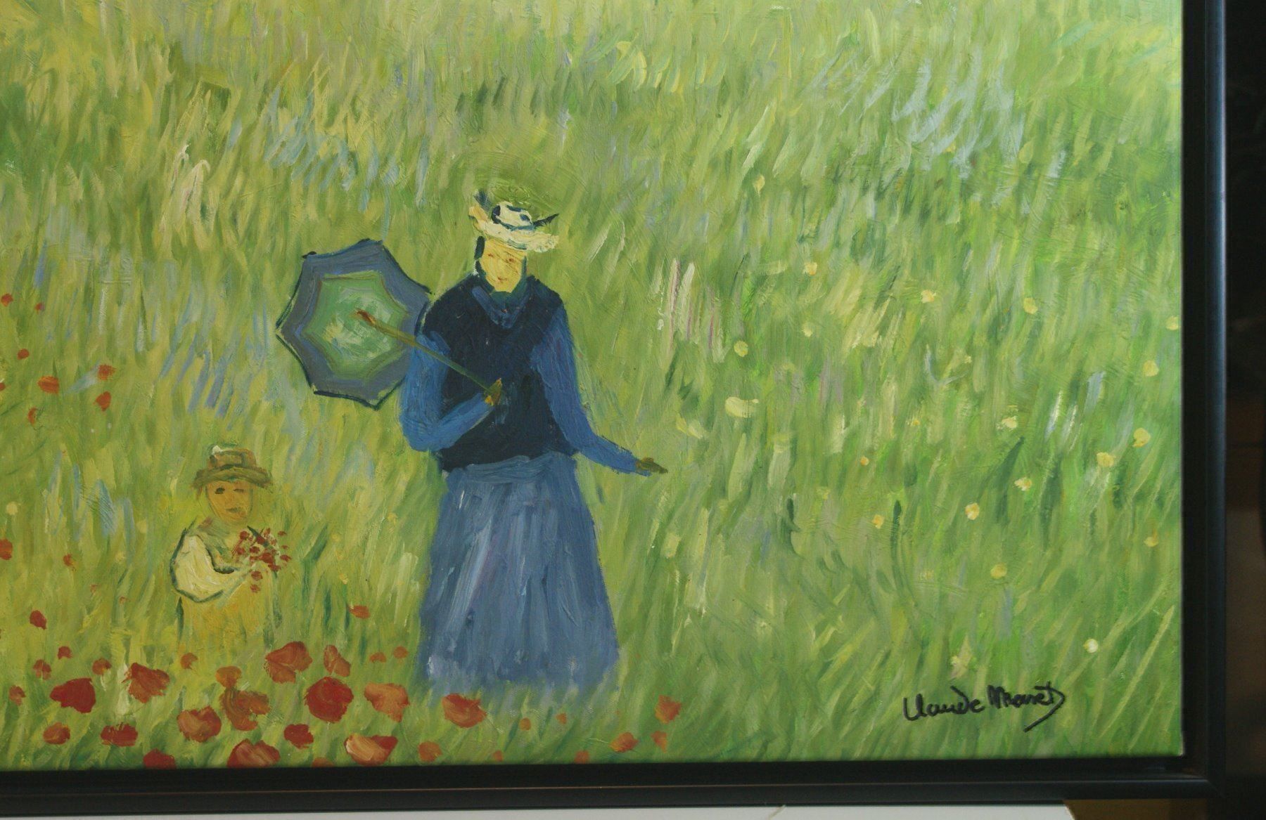 Dipinti: Claude Monet  "Les coquelicots"  gerahmt – Usato da Reinach BL venduto da Frogndog 2