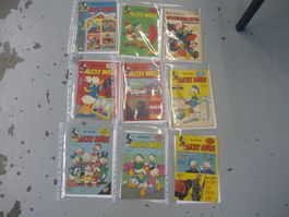 9x Walt Disney Comics - Micky Maus 50er + 60er Jahre