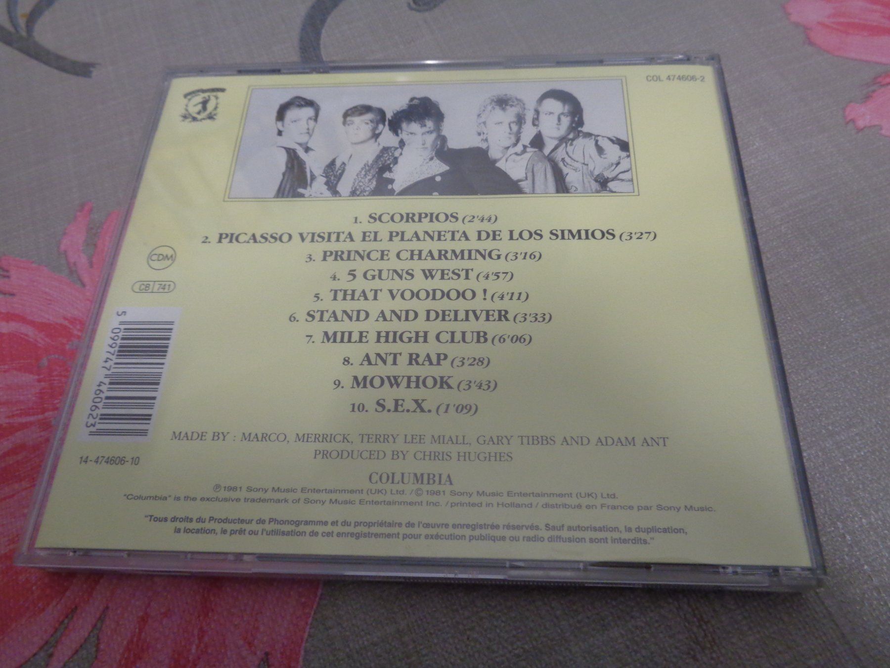 CDs: Adam and the Ants - Prince Charming CD – D'occasion à Olten par Disc-Ausverkauf 1